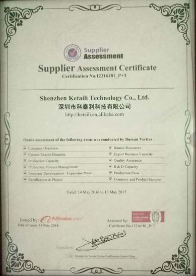 Supplier Assessment